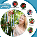 KOKMEYA Bird Scare Tapes 262FT*1 Reflective Flash Tape for Birds, Bird Scare Device Double Side Ribbon Scare Birds Away for House, Garden, Yard, Orchard, Patio, Outdoor