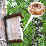 Amyhill 120g/4.23 oz Bird Nesting Materials Mixing Parakeet Nest Material Finch Bird Bedding Hideouts for Canary Coconut for Tree Trunks Cages Garden Yard Home Party Easter Decor