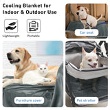 Kritter Planet Waterproof Cooling Dog Mat, Soft Pet Blanket for Summer, Lightweight Outdoor Mat, Reversible Furniture Cover, 20 x 30 inch, Grey