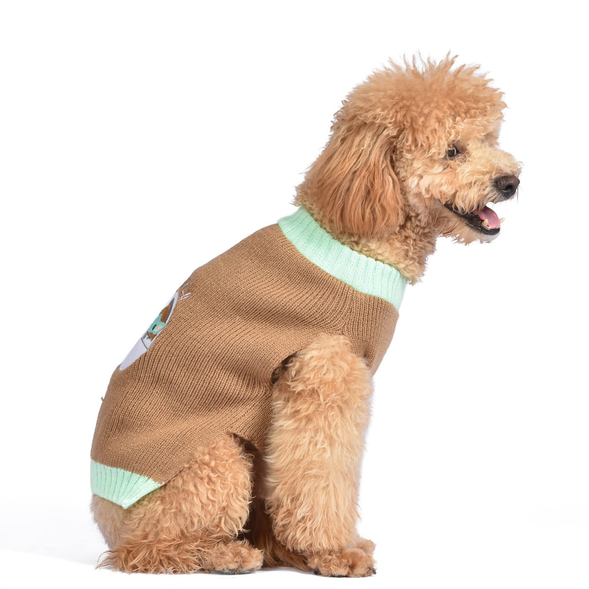 Star Wars Mandalorian The Child Dog Sweater - The Mandalorian & Grogu Pet Outerwear for Dogs - Officially Licensed Dog Apparel & Accessories, Size Medium