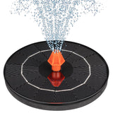 VOROSY 3.5W Solar Fountain, Upgrade Solar Water Fountain Pump Outdoor,Solar Bird Bath Fountains with 4 Fixed Rods & 8 Orange Nozzles for Bird Bath, Garden, Pond, Pool