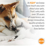 K&H Pet Products Lectro-Soft Outdoor Heated Dog & Cat Bed Replacement Cover, Fits K&H Lectro-Soft Medium Beds (Heated Bed Sold Separately), Machine Washable Soft Fleece Cover - 24 X 19in