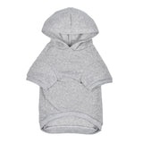 Star Wars for Pets The Mandalorian Dog Hoodie with Leash Attachment Hole - Pet Outerwear for Dogs - Officially Licensed Dog Apparel & Accessories, Grey, Size Small