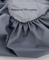 EechicSpace Waterproof Dog Bed Cover Round 24 Inch Grey