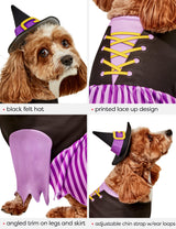 Rubies Witch Pet Costume for Dogs or Cats, Medium