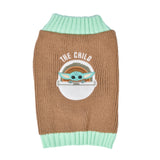 Star Wars Mandalorian The Child Dog Sweater - The Mandalorian & Grogu Pet Outerwear for Dogs - Officially Licensed Dog Apparel & Accessories, Size Medium