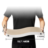 Cat Scratcher, Durable Scratch Pad, Corrugated Cardboard Scratching Board for Indoor Cats, Heavy Duty, Double-Sided Usability, Recyclable, with Catnip