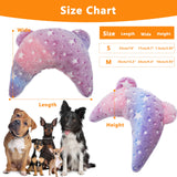 Maiiu Pet Calming Pillow for Dogs, Soft U-Shaped Pillow Glow in The Dark, Joint Relief, Sleep Comfortably,Suit for Small, Medium, Large Dogs, Fluffy Pet Neck Pillow (S-Pink)