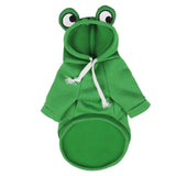 Adorable Frog Dog Hoodie with Cute Frog Eyes,Warm and Cozy Cotton Blend Sweatshirt for Small,Medium Dogs Perfect for Fall,Dog Costumes,and Cosplay Parties,Pet Outfit for All Occasions.Green XXL