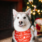 2 Pack Christmas Dog Bandana, Holiday Cat Bandana Flower and Christmas Tree for Small Medium Large Dogs Puppies Pets