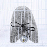 Mogoko Comfort Corner Fleece Bird Blanket,Cuddle Nest Hanging Toy,Parrot Cage Snuggle Hut Warm Plush Bedding,Small Animals Shelter Plush Bedding for Parakeet Cockatiel Pigeon (Size L)