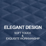 NICETOWN Waterproof Throw Blanket for Dogs & Indoor Cats, Washable Pet Furniture Floor Protector for Medium Large Dog Reversible Couch Cover, 52" Wide x 82" Long, 1 Panel, Navy/Stone Blue