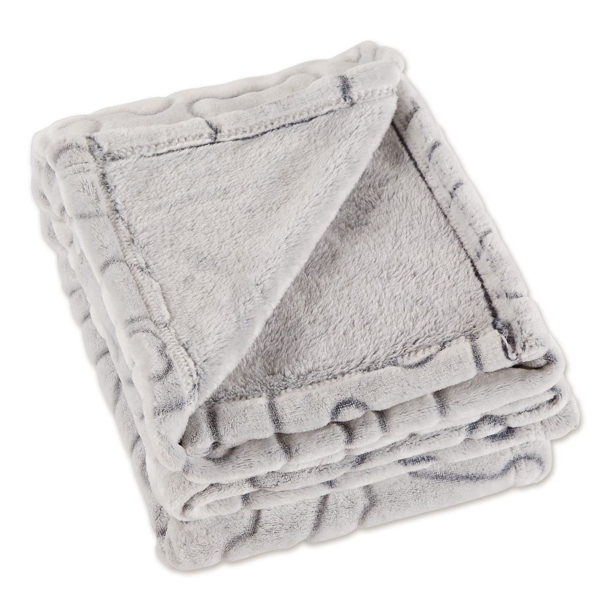 Bone Dry Embossed Bone Print Pet Blanket, 36x48", Taupe