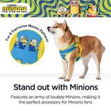 Minions Dog Harness, Large, Blue Minions in a Row | Comfortable Mesh No-Pull Dog Harness| Gifts for Minions Fans and Their Pets | Officially Licensed Pet Product from Universal Studios