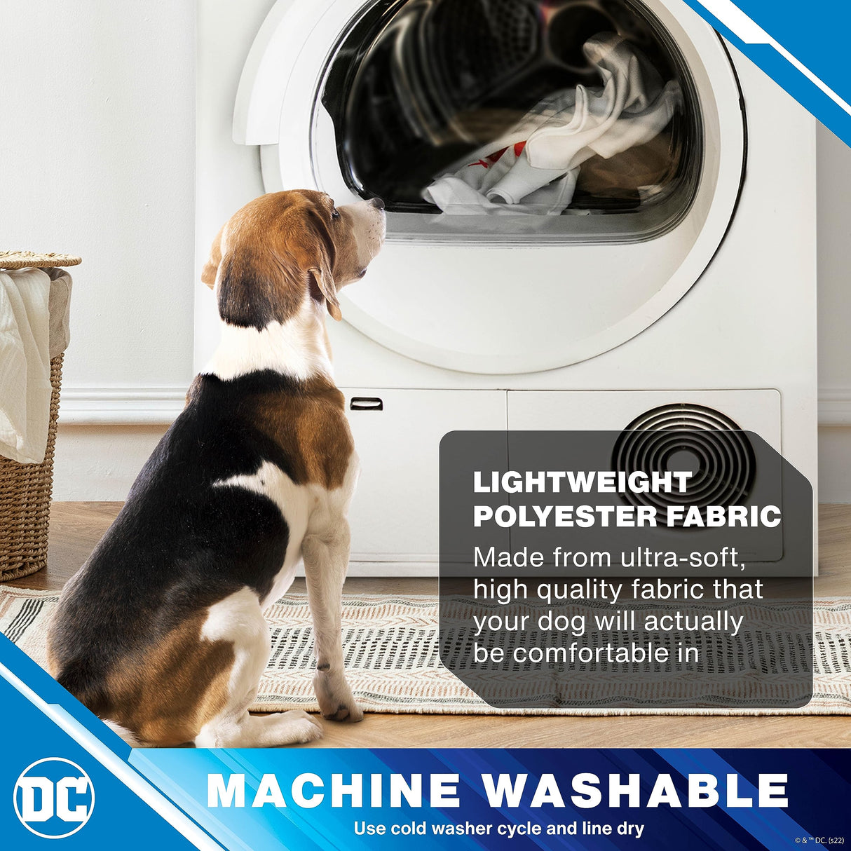 DC Comics Batman Dog Costume, Size Extra Small | Best DC Comics Batman Halloween Costume for Small Dogs | Funny Dog Costumes | Official Batman Costume for Pets Halloween