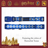 Harry Potter Ravenclaw Dog Collar - Adjustable Nylon Collar for Large Dogs - Officially Licensed Dog Apparel & Accessories for Hogwarts Houses - Size Extra Large