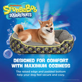 SpongeBob SquarePants for Pets Shadow in the Dark Cuddler Dog Bed, 24"L x 9.5"W x 4.7"Th, Polyester, Officially Licensed