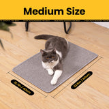 Conlun Cat Scratcher Mat,Natural Sisal Cat Scratch Pad,Horizontal Floor Cat Scratching Pads Rug for Indoor Cats Grinding Claws Nails,Cat Furniture Protector for Couch & Carpets & Sofas