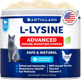 Do Not Sell On Amazon  L Lysine For Cats Lysine Powder Supplement 900mg Serving Immune Support For Cats & Kittens Sneezing Runny Nose Squinting Watery Eyes Cold Eye Respiratory Health With Taurine