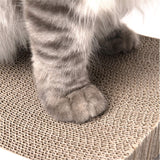 Cat Scratcher, Durable Scratch Pad, Corrugated Cardboard Scratching Board for Indoor Cats, Heavy Duty, Double-Sided Usability, Recyclable, with Catnip