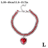 Crystal Pendant Pet Collar