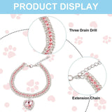 Crystal Pendant Pet Collar