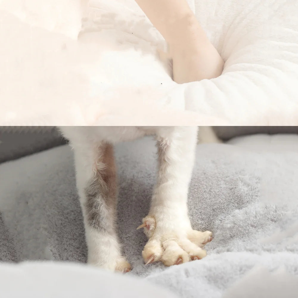 Warm Lounger Cushion for Sleeping Cats
