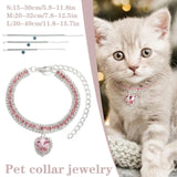 Crystal Pendant Pet Collar