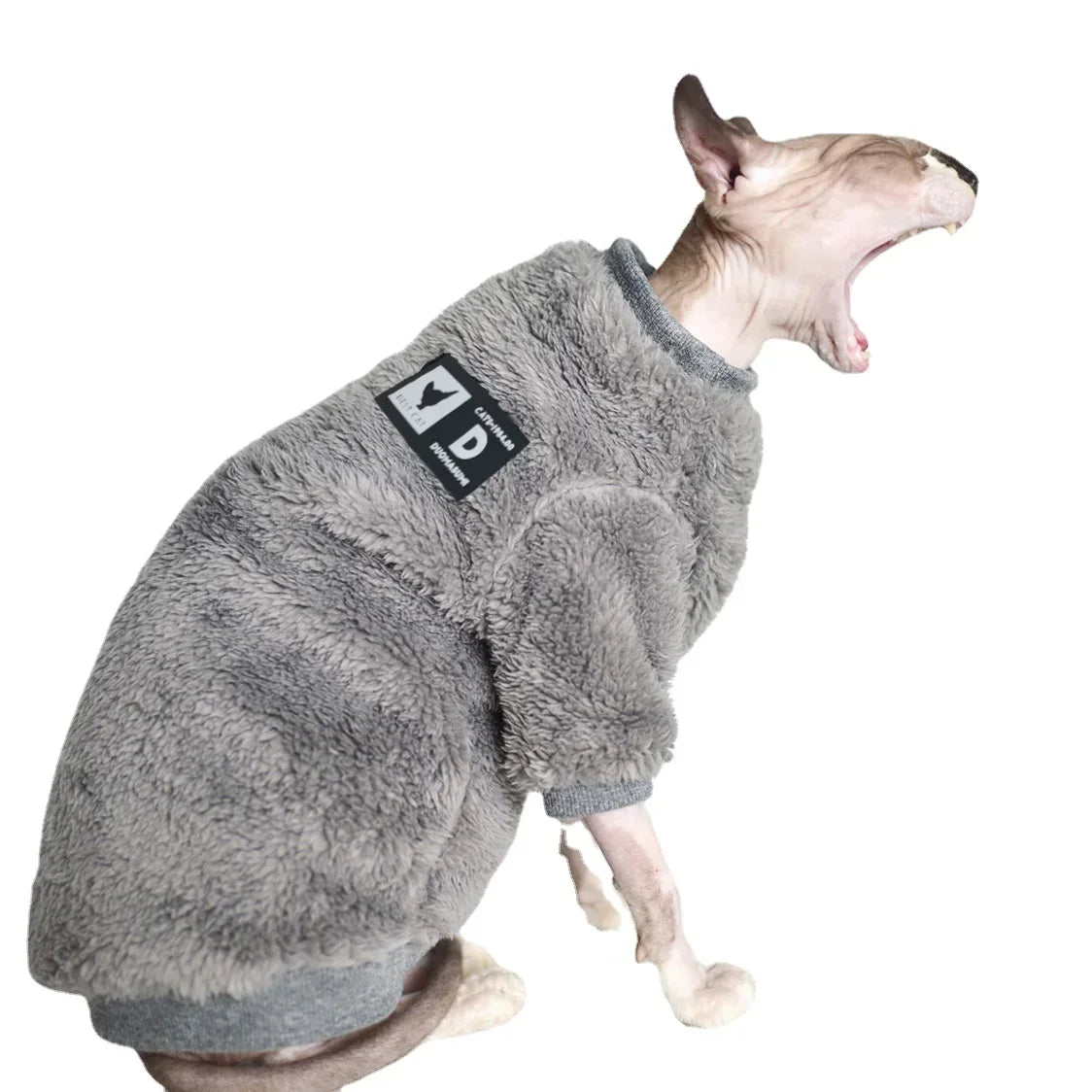 Cozy Double Sided Winter Jacket for Hairless Cats
