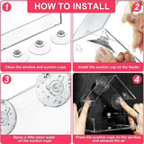 Clear Glass Window Bird Feeder