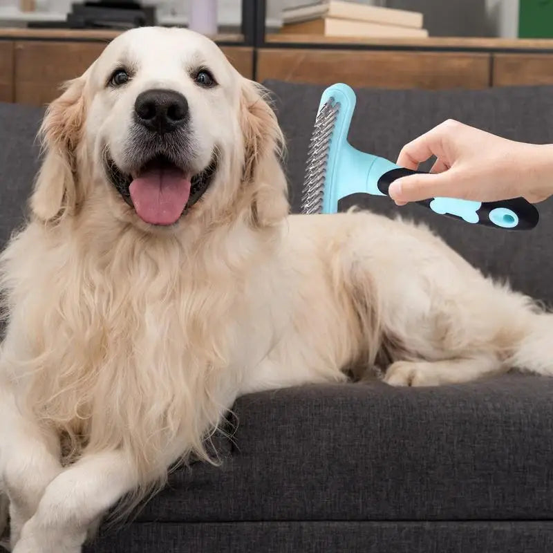 Double Row Deshedding Brush