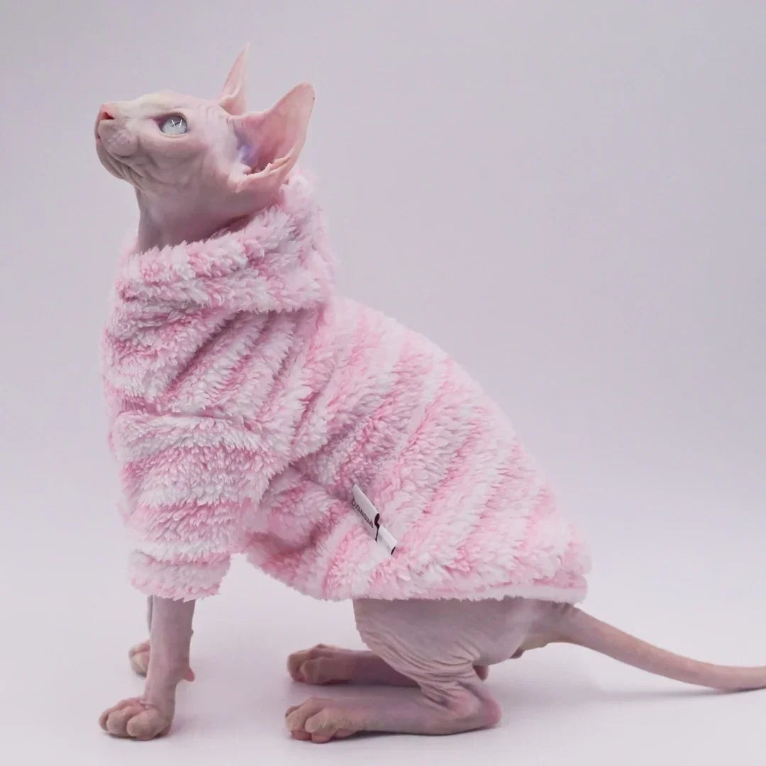 Cozy Double Sided Winter Jacket for Hairless Cats