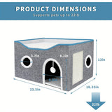 Super Wide Cat House For Indoor Cats, Amazon Logistics, And Wal Mart Platform