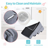 Four-step Dog Bed Indoor Non-slip Balance Pet Ramp Gray