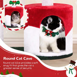 33 Inch Christmas Style Cat Climbing Frame