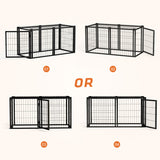 Dog Cage 47.2 Inches, Suitable For Small And Medium-sized Dogs, With A Top Dog Fence, Pet Cage, Indoor, Black. 47.2 Inches Long X 22 Inches Wide X 24 Inches High.