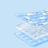 Pet Summer Cooling Pad, Ice Bear Shape, Suitable For Cats And Dogs, Washable And Portable Cooling Pad