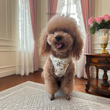 Pet Harness Leash Set Elegant Adjustable Half Vest Design For Cats Small Dogs Stylish Outdoor Walking Gear With Secure Escape Proof Fit Luxury Pet Gift For Cats Dogs