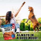 Chicken Jerky Dog Treats 1.5 Lb Human Grade Pet Snacks Grain Free Organic Meat All Natural High Protein Dried Strips Best Chews For Training Small & Large Dogs